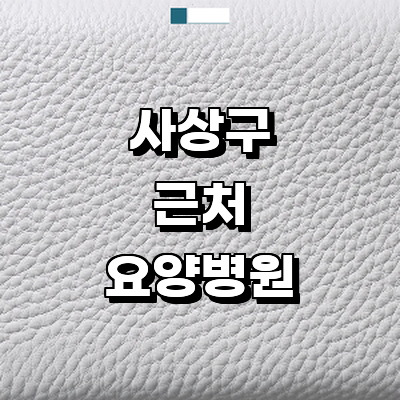 부산 사상구 요양병원