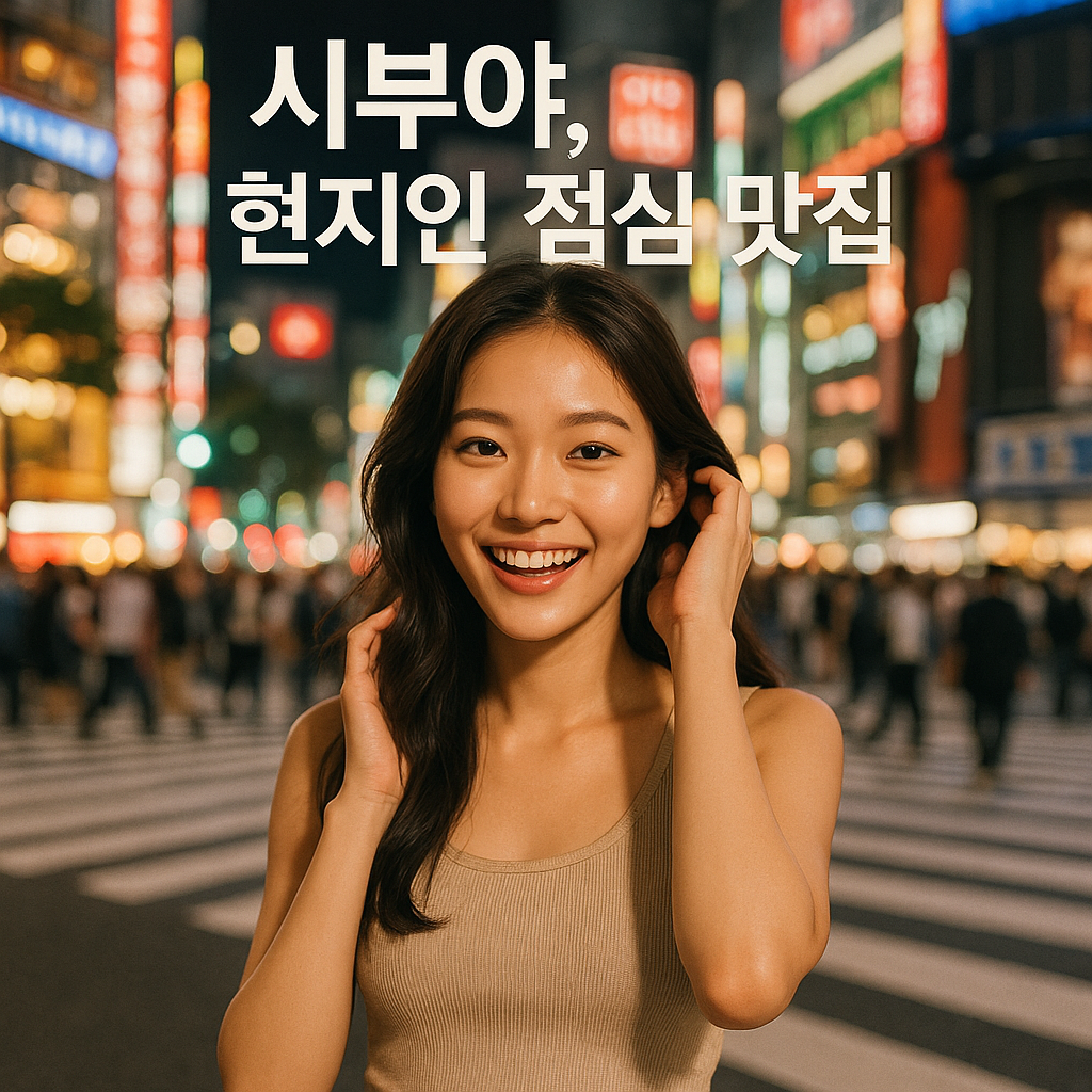 도쿄 시부야역 숨겨진 현지인 점심 맛집 TOP 3