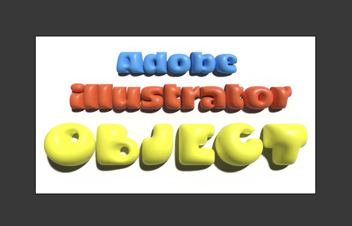 어도비 일러스트레이터 3D