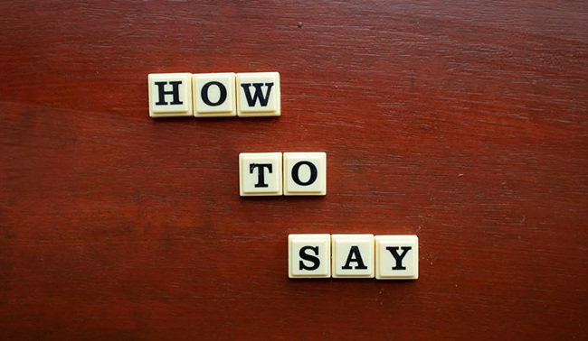 HOW TO SAY 영문 사진