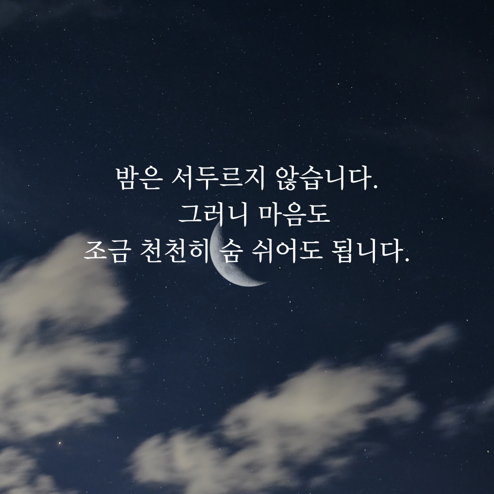 잠 안 올 때 보기 좋은 글귀 밤에 보면 좋은 짧은 말 이미지