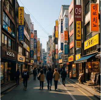 상가 밀집 지역