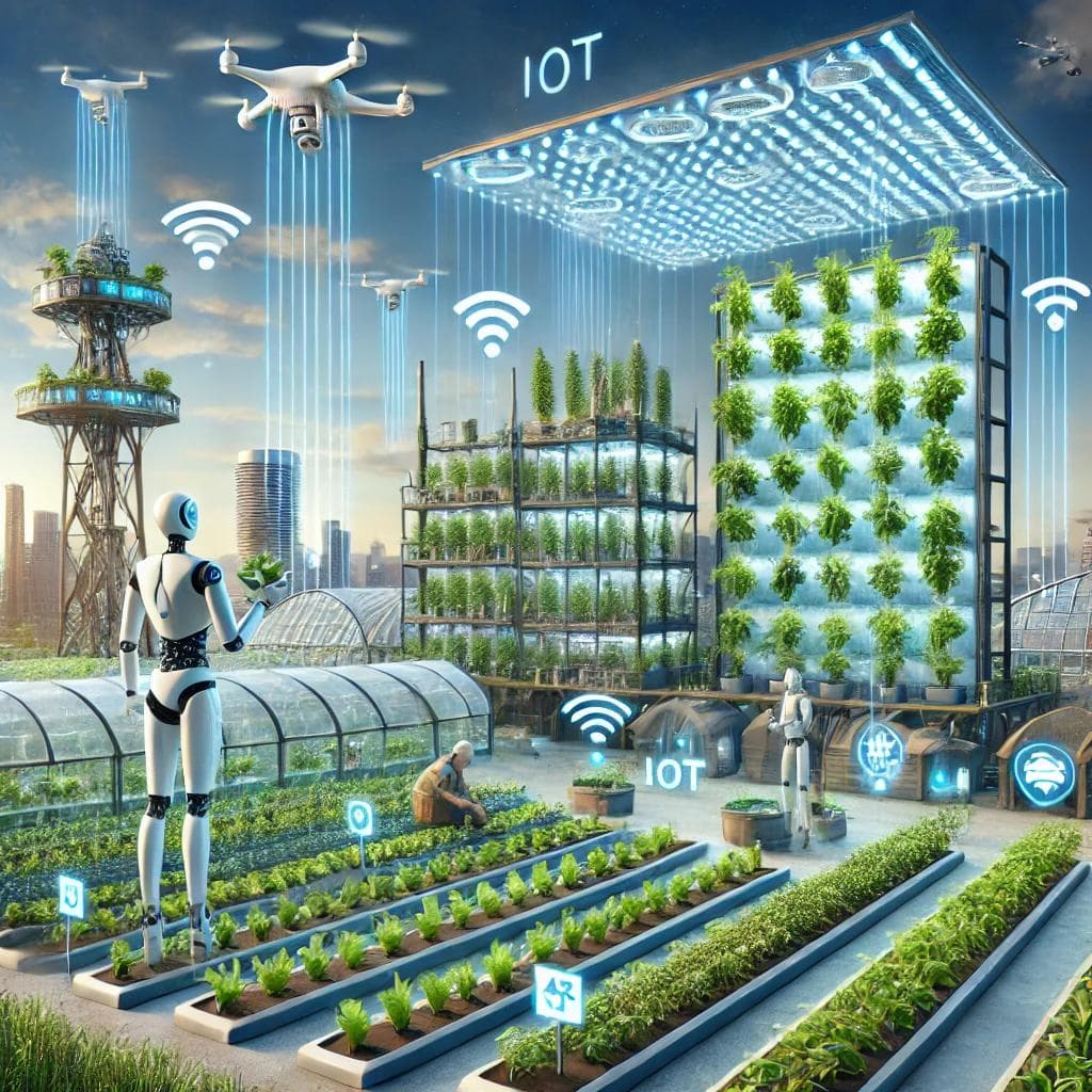 스마트 온실과 자동화 농업: 도시에서 식량을 생산하는 법