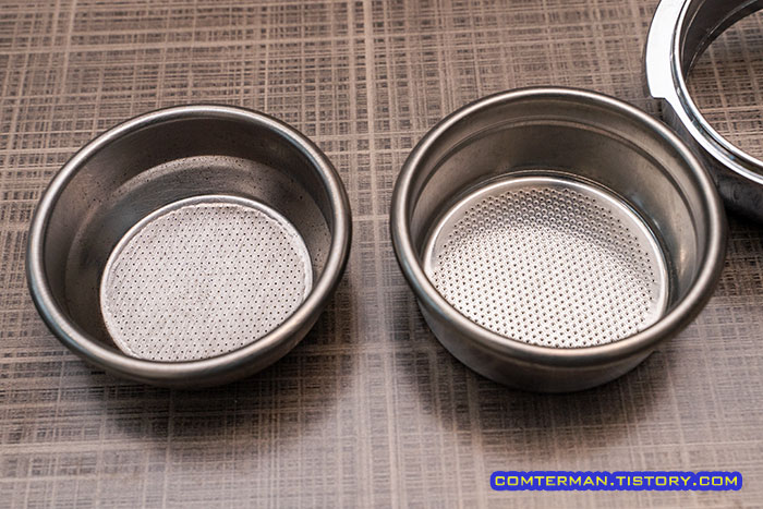 가찌아 클래식 필터바스켓과 22g 필터바스켓