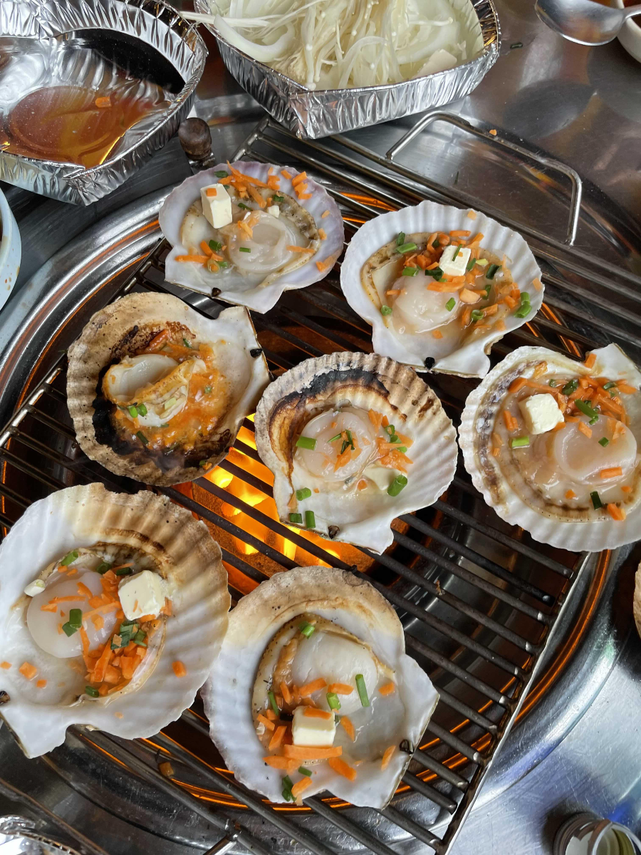 청사포항 노란마후라