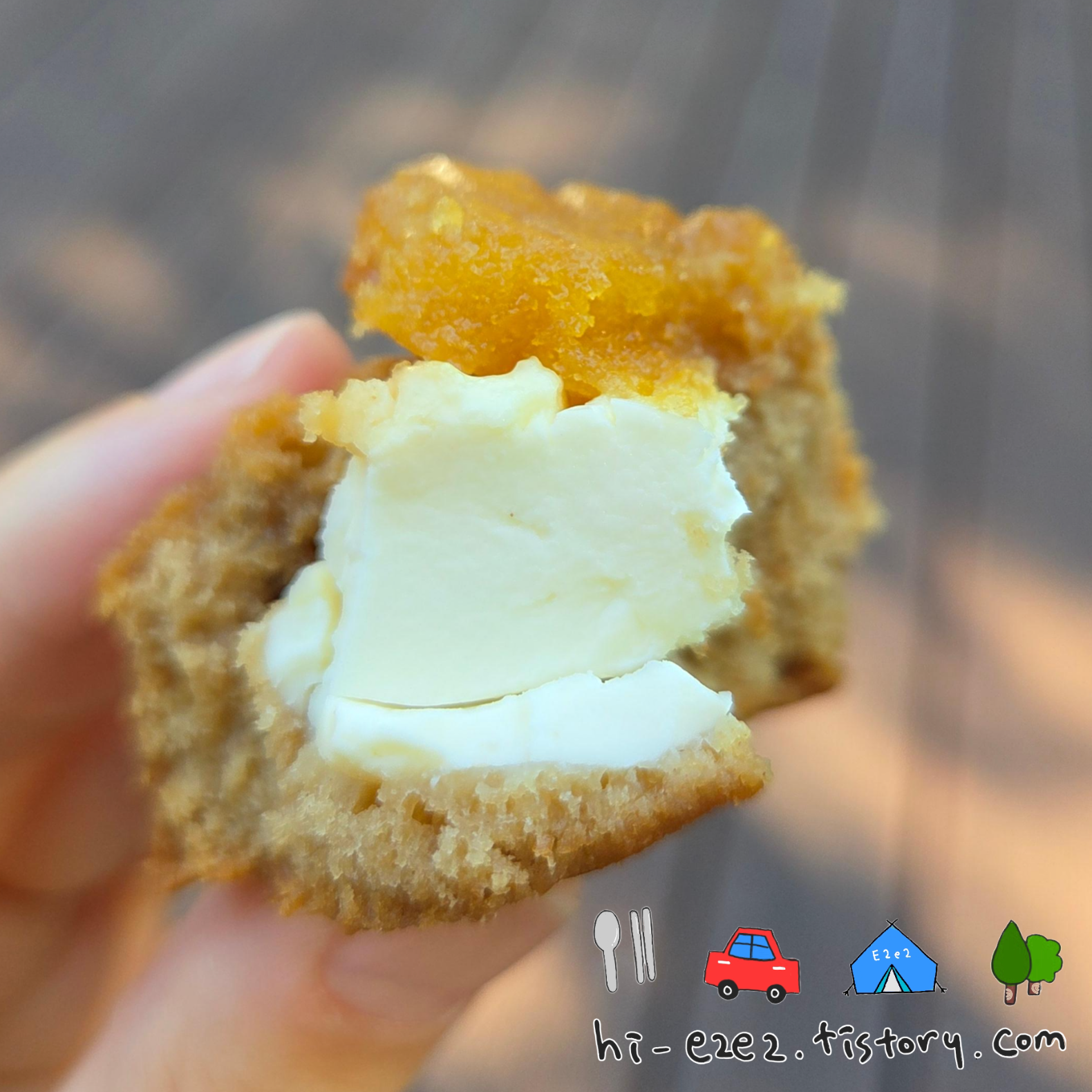 구례 사나래밀 약과크림치즈쿠키