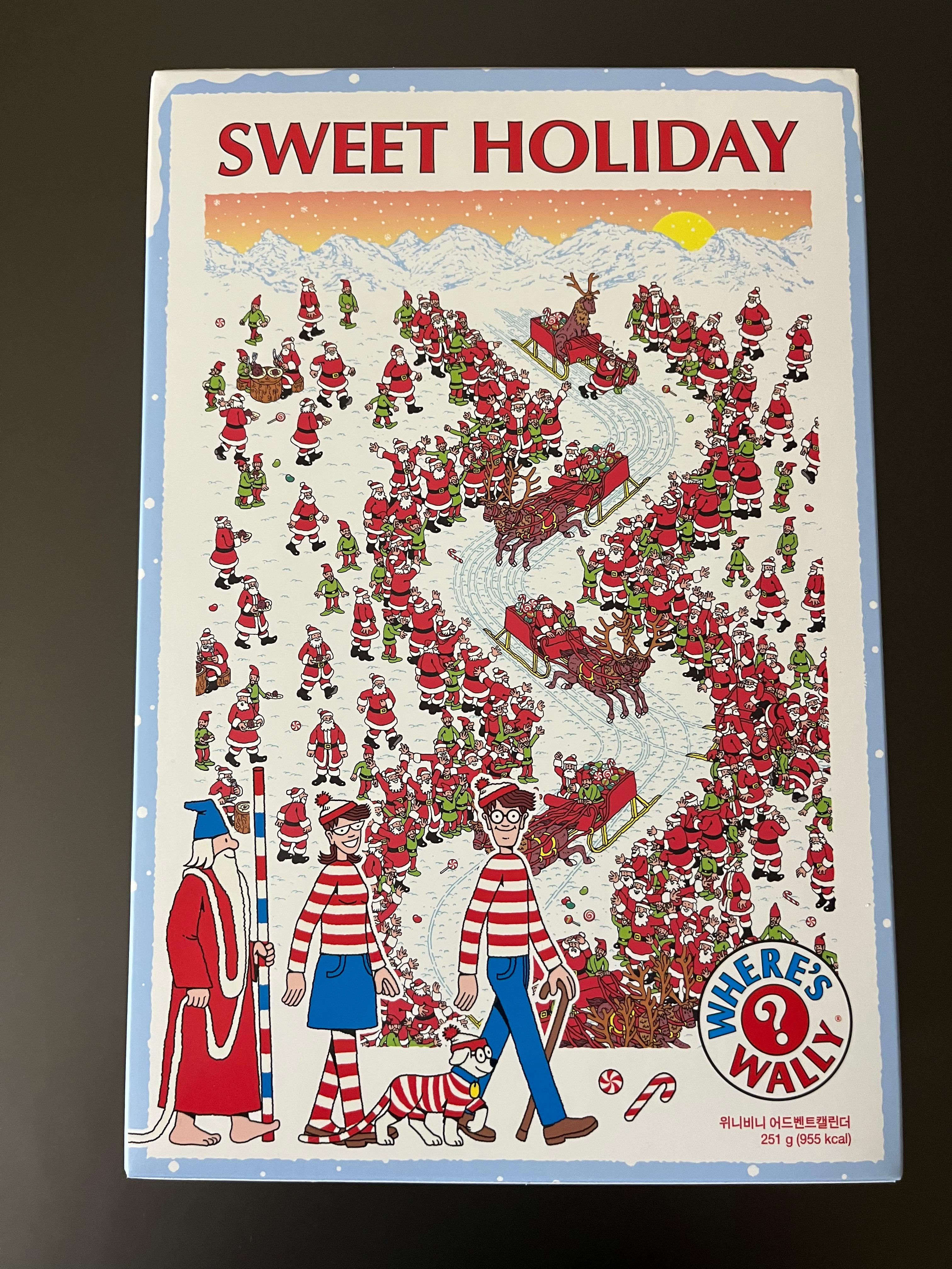 마켓컬리에서 구매한 위니비니 월리를 찾아라 어드벤트 캘린더 제품 전체 이미지