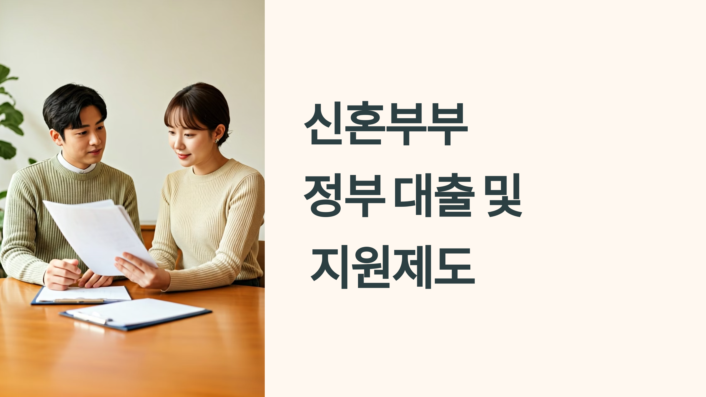 신혼부부 대출 정부지원 대표이미지