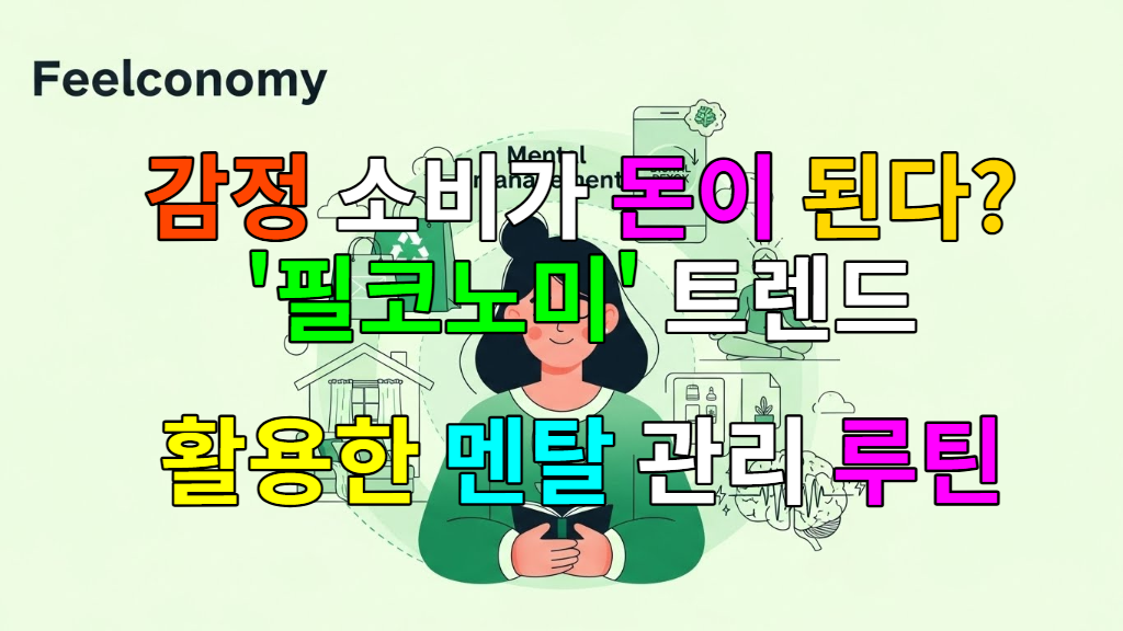 필코노미 트렌드를 통해 멘탈을 관리하며 행복하게 소비하는 현대인의 모습