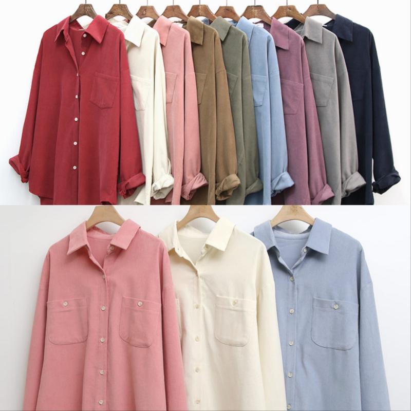 여자 골덴남방 코듀로이셔츠 여성겨울셔츠 블라우스