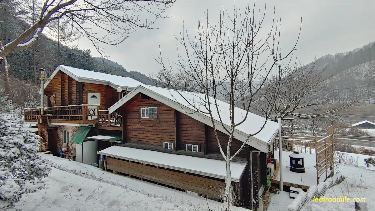 서나와할아버지-통나무집-별님-모습