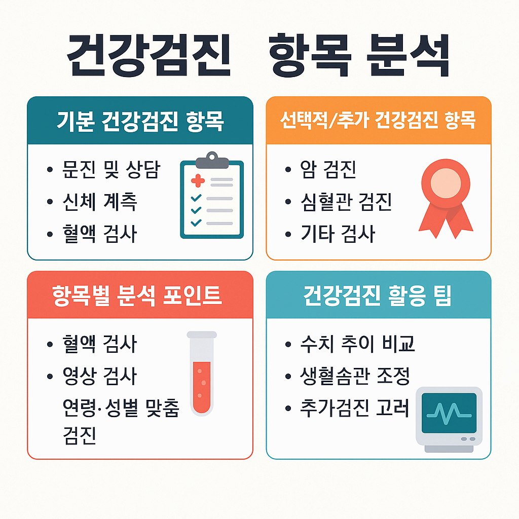 완벽한 건강검진 항목 가이드