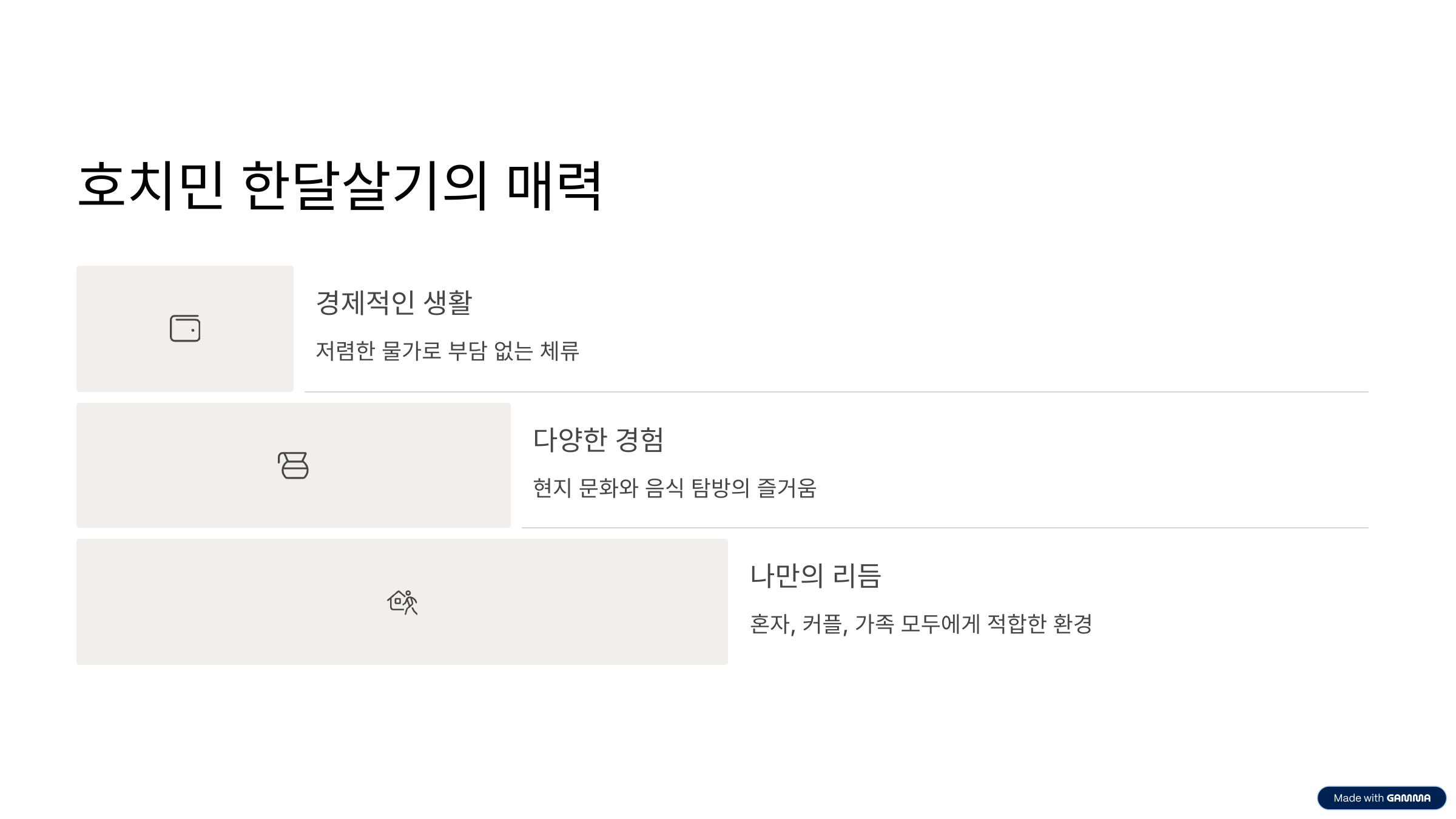 베트남 호치민 한달살기 총정리