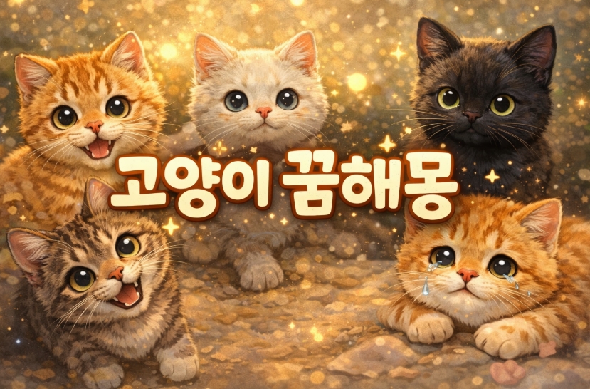 고양이 꿈해몽! 유형별 10가지 고양이 꿈해몽! 총정리!