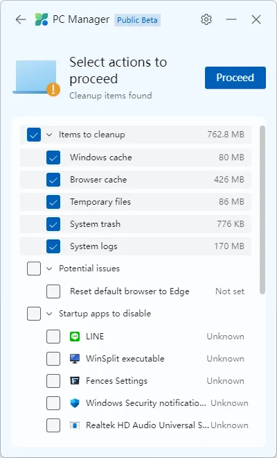 윈도우 최적화 프로그램 - 4가지 기능-2