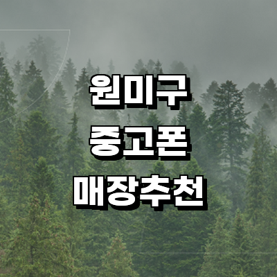 부천 원미구 중고폰