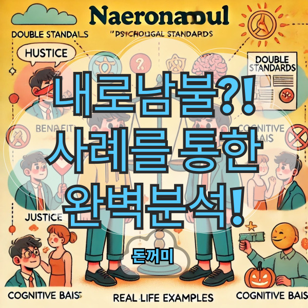 내로남불-뜻-의미-완벽-정리-이중잣대-심리학-사례-분석