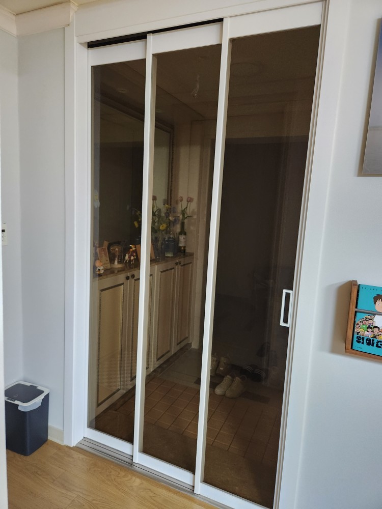 3연동 슬라이딩 중문