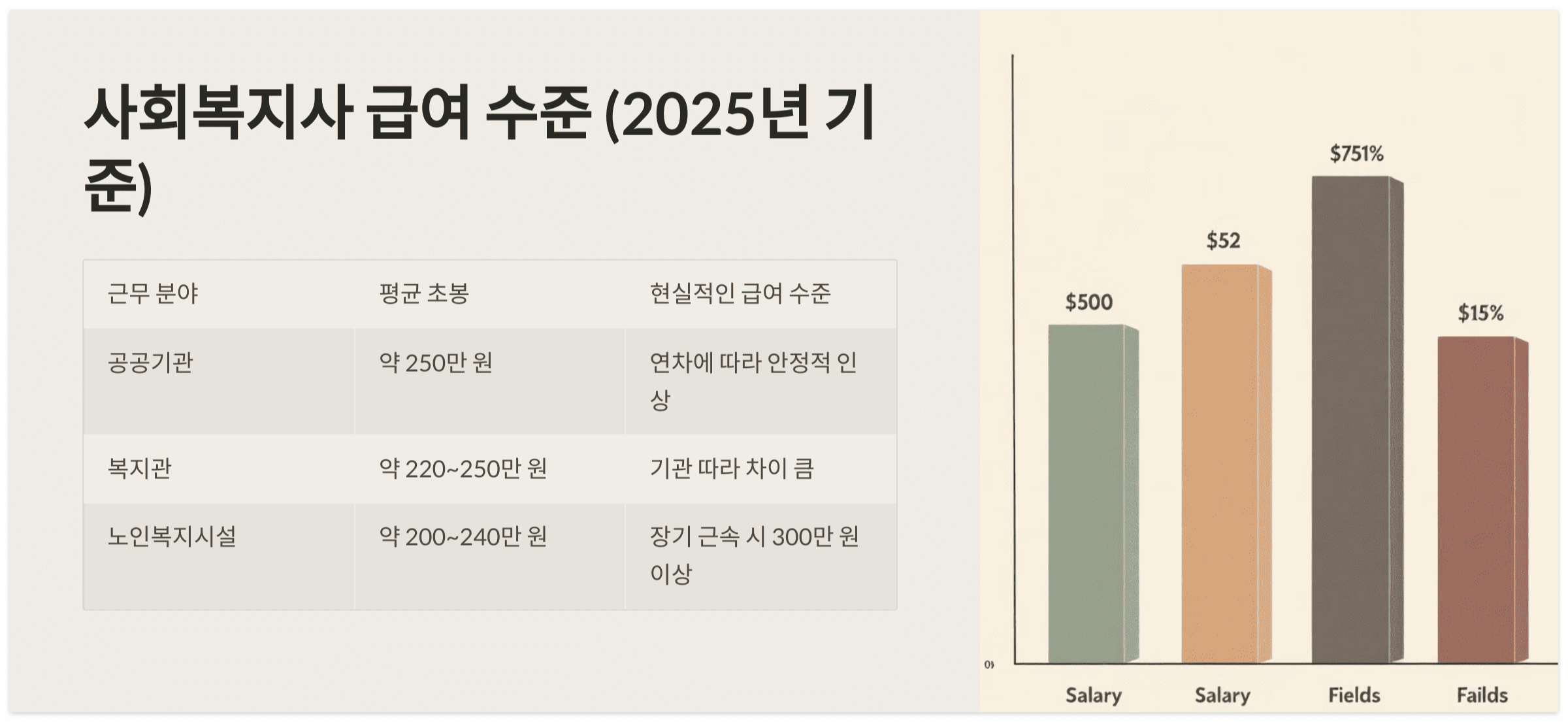 사회복지사-2025년-급여-수준