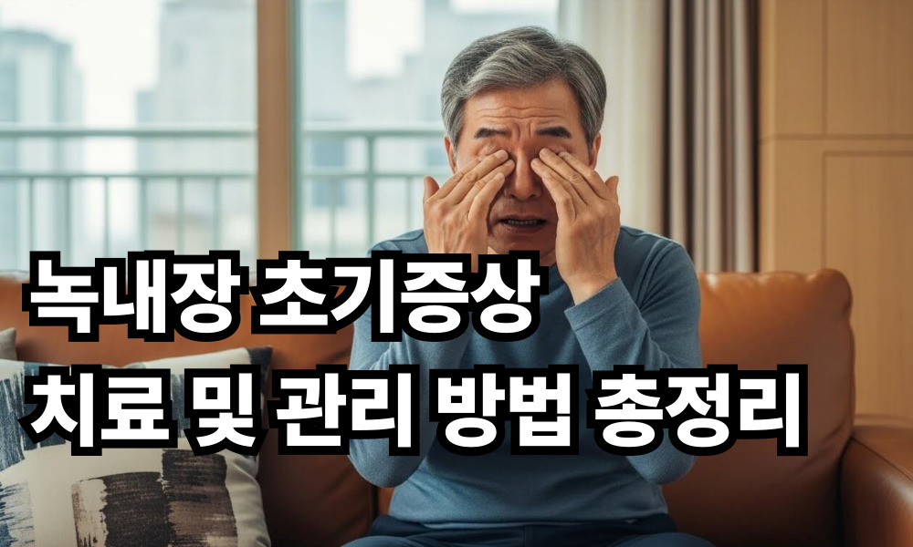 녹내장 초기증상 사진 1