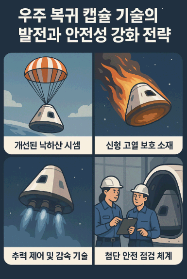 우주 복귀 캡슐 기술의 발전과 안전성 강화 전략