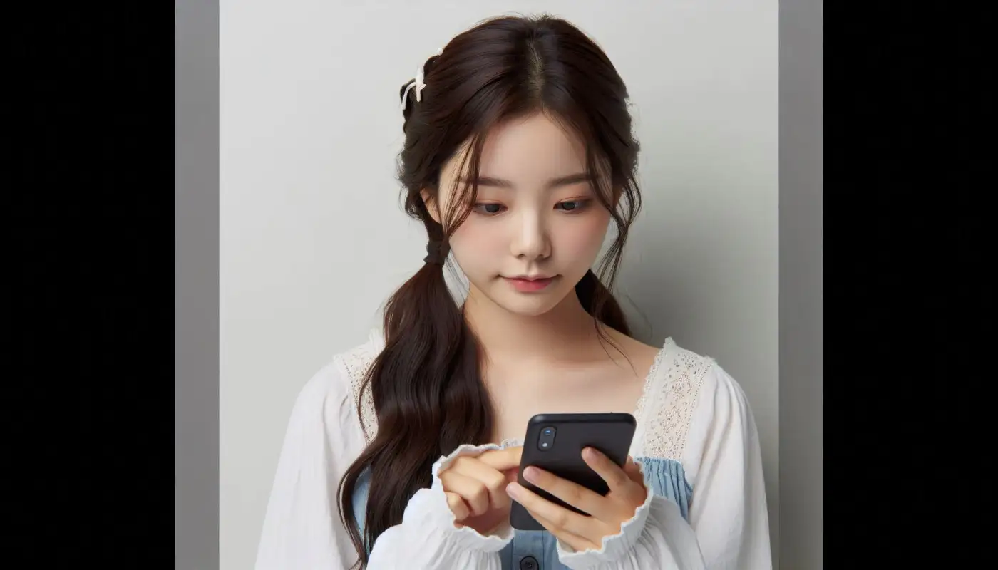 유튜브-검색기록-중지-방법을-알아보는-여성의-모습