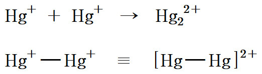 수은의 산화수. Hg의 산화수