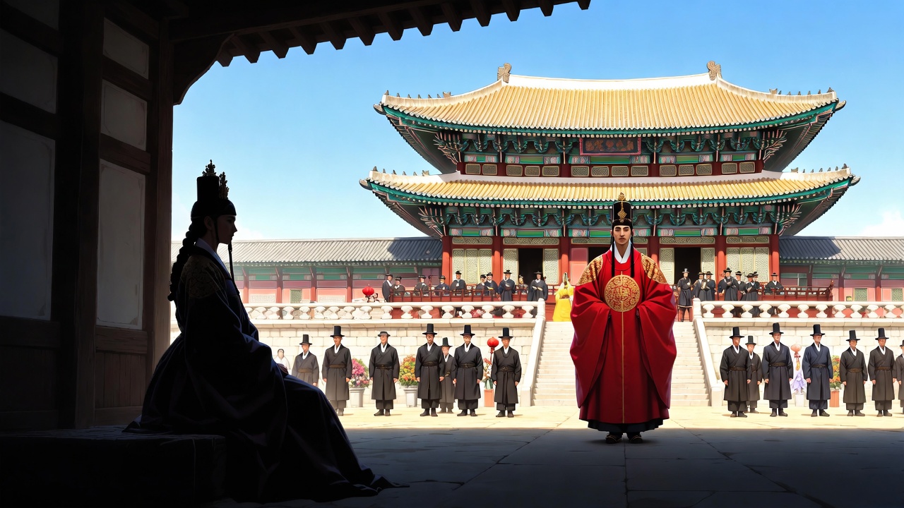 근정전 혼례와 어두운 궁중