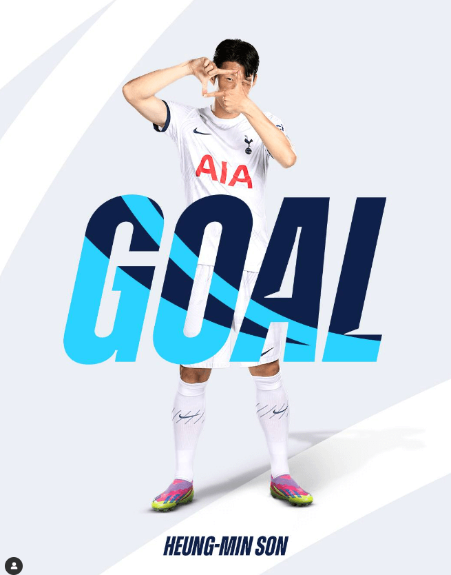 손흥민 토트넘 150골 기념사진
