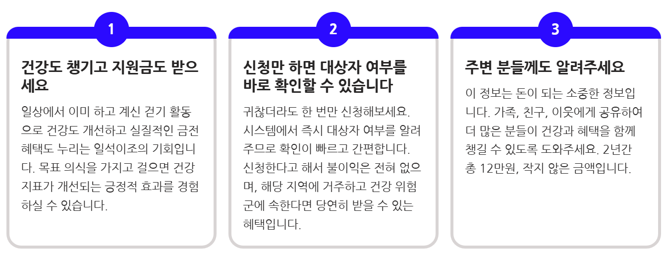 건강생활 실천지원금제 신청방법