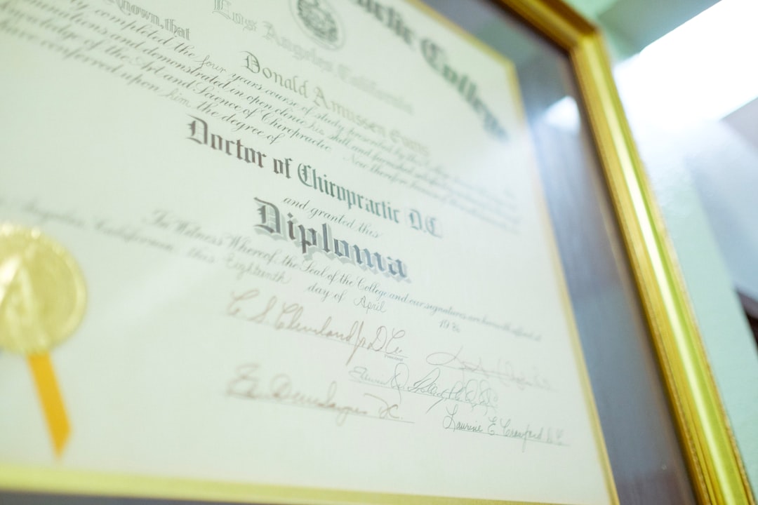 Health certificate.