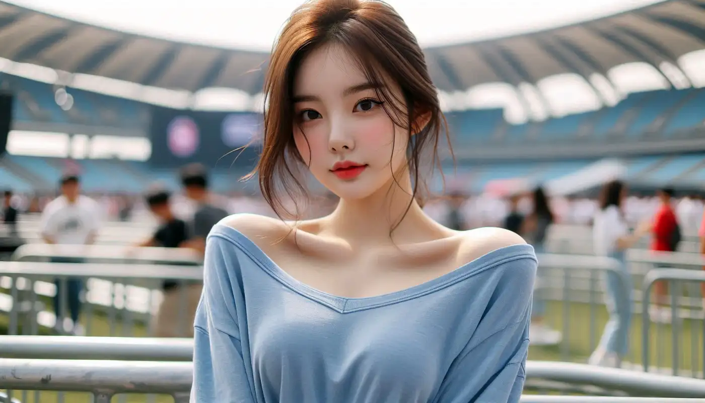 싸이-흠뻑쇼-스탠딩을-알아보는-여성의-모습