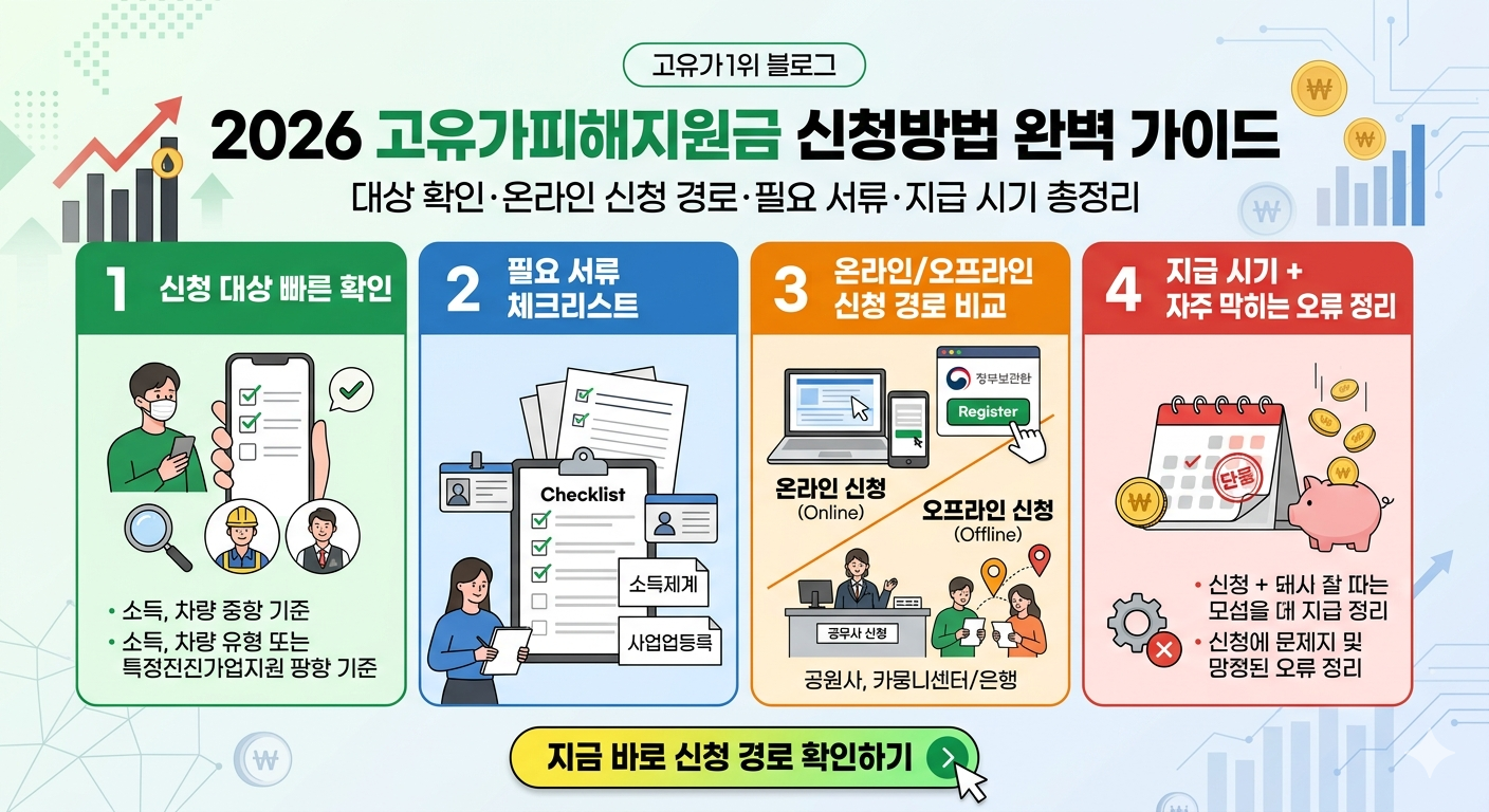 고유가피해지원금 신청 관련 사진