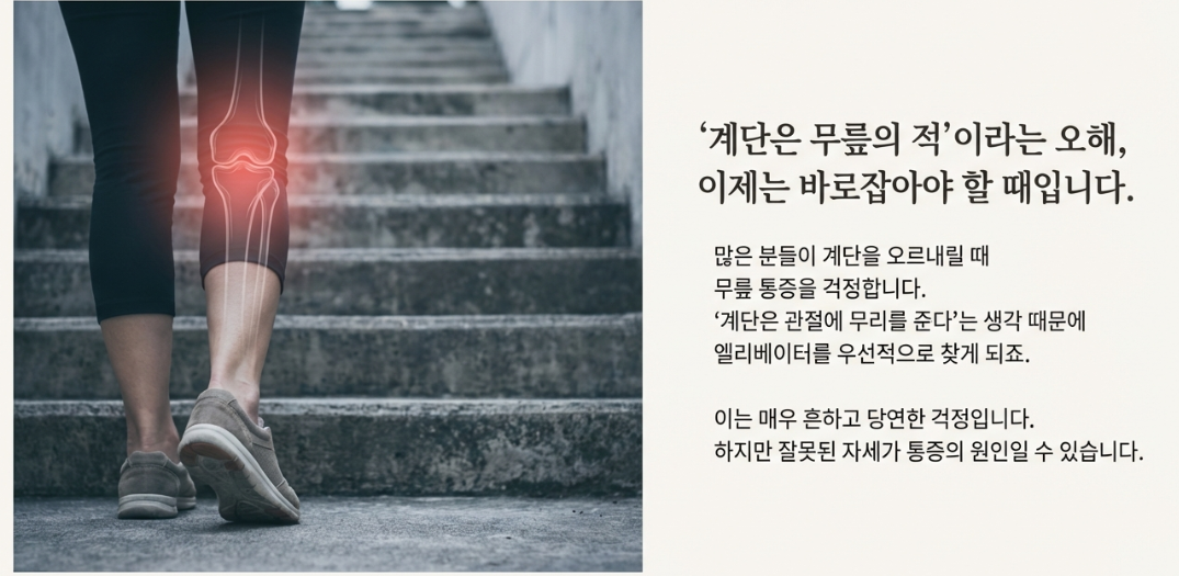 '계단 오르기 효과 극대화'를 주제로 한 시각 자료
