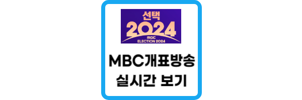 MBC개표방송