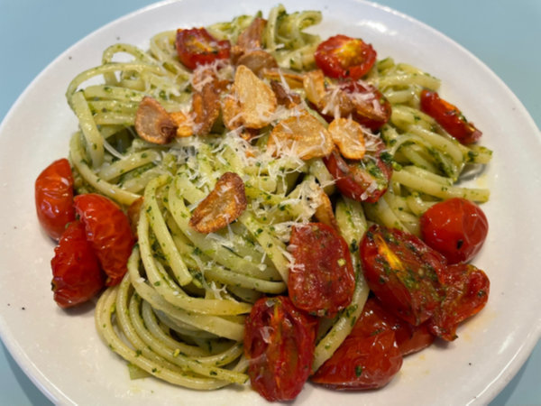 한그릇 요리 - 바질페스토파스타, 락토식