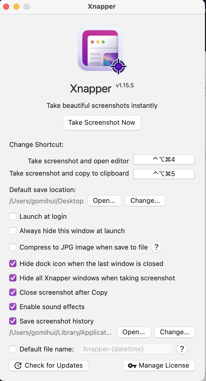 맥북 화면캡쳐 추천 프로그램 Xnapper 소개 사진 3