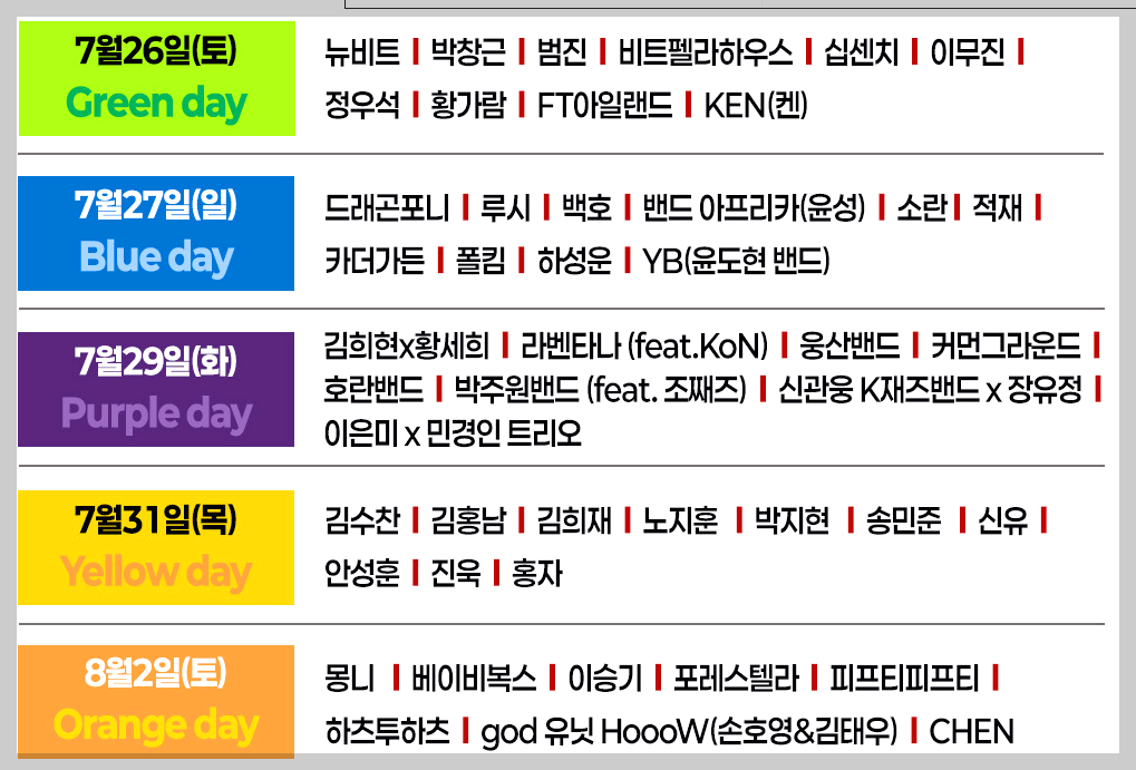 여수 K 메가아일랜드 페스티벌