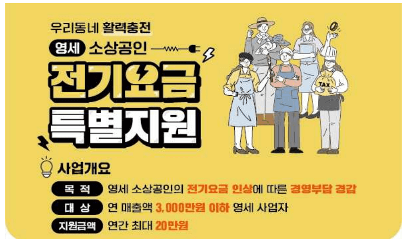 소상공인전기요금지원