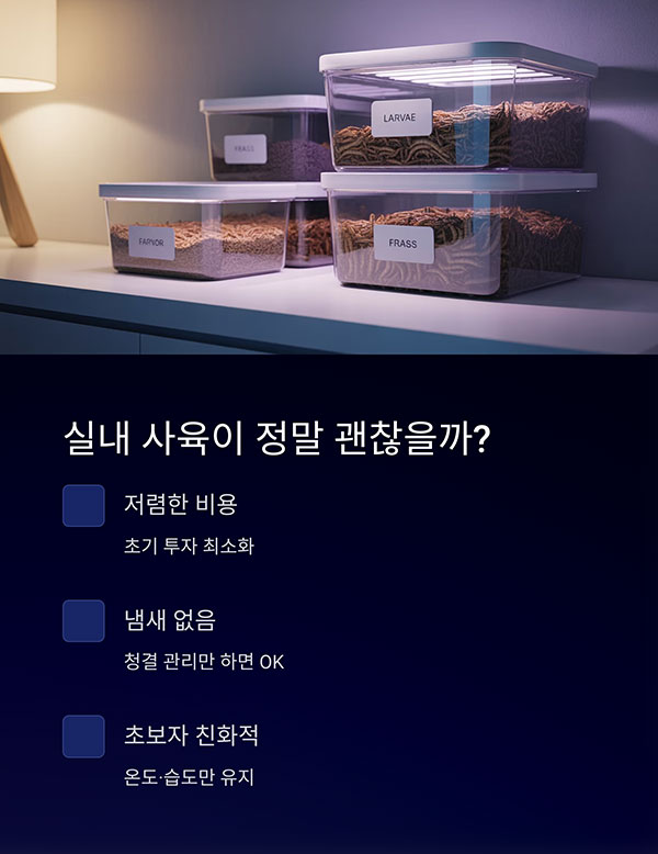 거저리를 집에서 키워도 괜찮은 걸까?