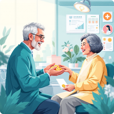 65세 이상 노인 건강지원금 이미지