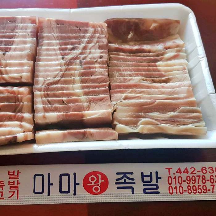 6시내고향 구미 새마을중앙시장 전국 택배 주문 무침 족발 양념족발 맛집