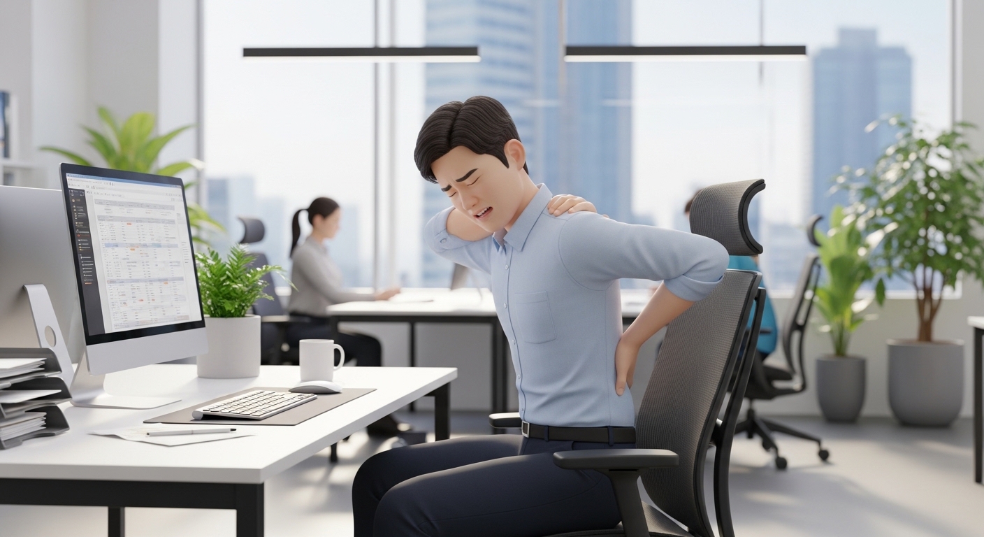 단순 근육통일까? 등 통증의 진짜 의미