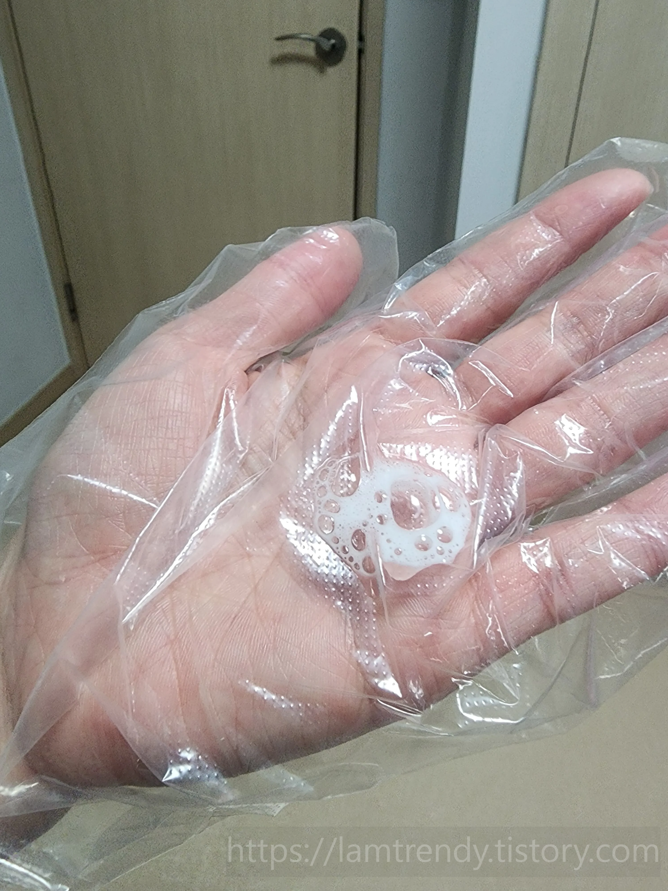 라피드 헤어 거품 제형