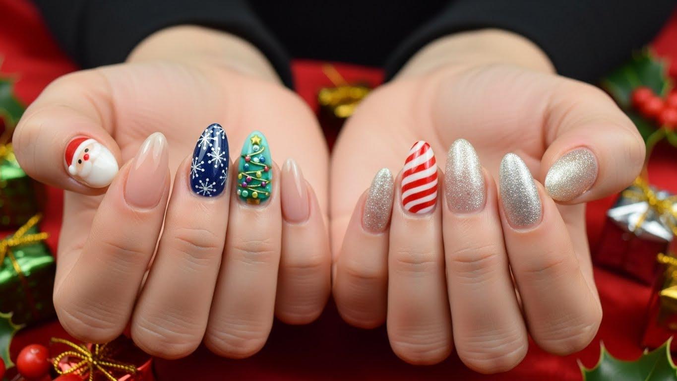 크리스마스 네일아트