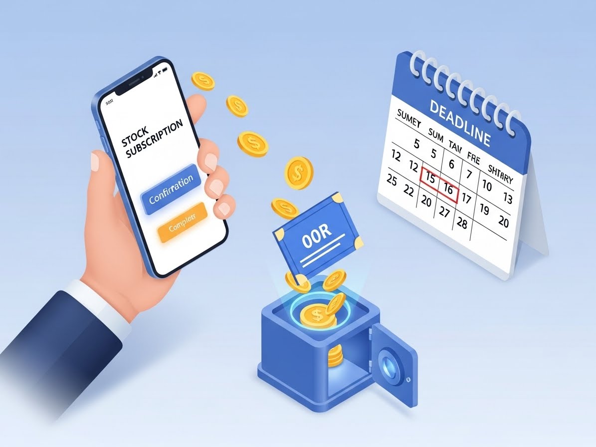 유상증자 청약 방법