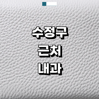 성남 수정구 내과