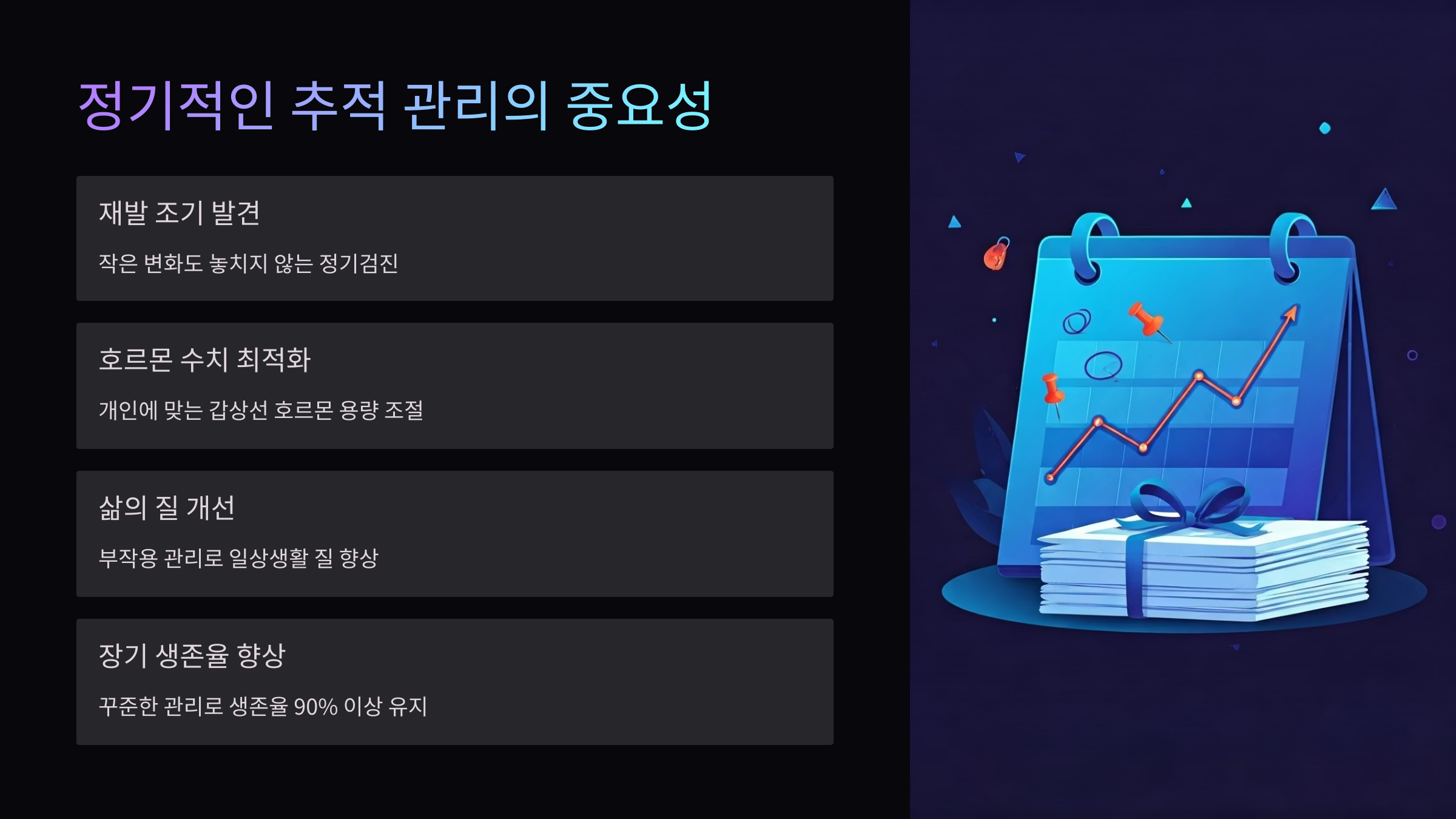 갑상선암 정기적인 추적관리의 중요성