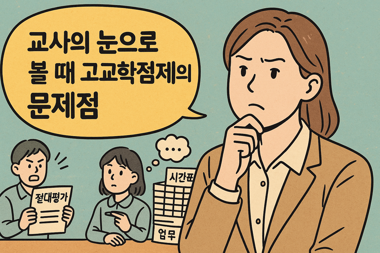 교사가 생각하는 고교학점제의 문제점