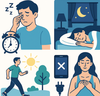 수면의 질에 관한 사진